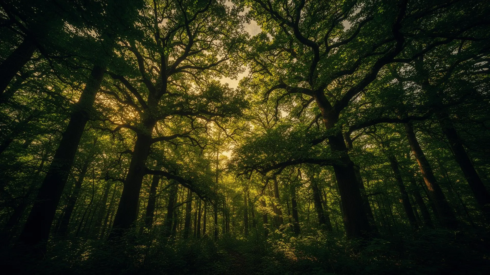 Lush forest canopy